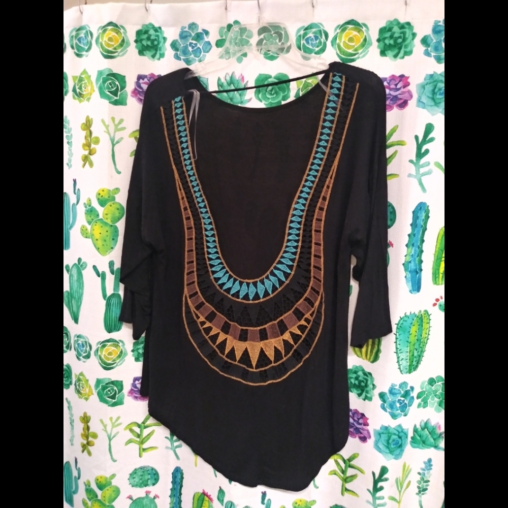 Open back shirt